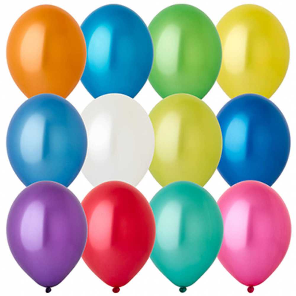 Шар воздушный Металлик 14" ассорти Экстра ТМ BELBAL, 1шт.