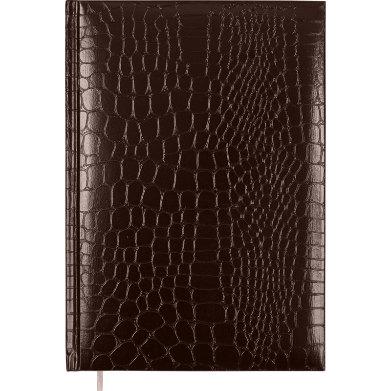 Ежедневник датированный 2025г А5 Attomex Arkona 336 стр., коричневый, твердая обложка, бумвинил, ляссе