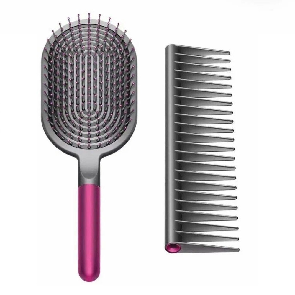 Расческа Supersonic, розовая, реплика, лого