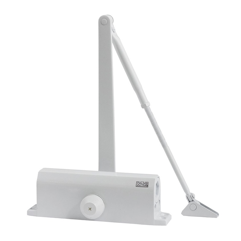 Доводчик SCHLOSS 61302 80-120 кг (макс 150 кг) белый