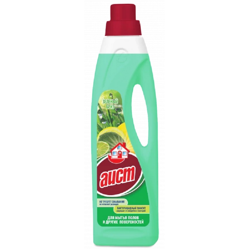 Универсальное моющее средство для дома Аист Зеленый бриз, 950мл