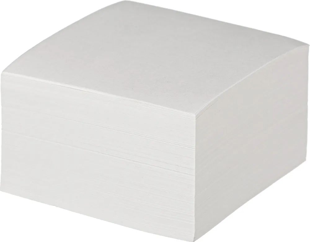 Блок для записей непроклеенный 90*90*50мм, белый, 65 г/м2