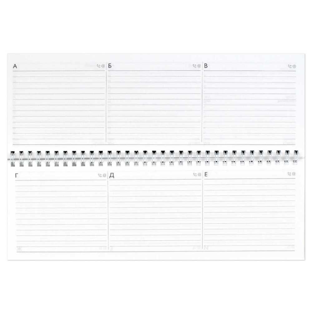 Планинг датированный 2025г 290*100мм 64л., гребень Лавандовые поля