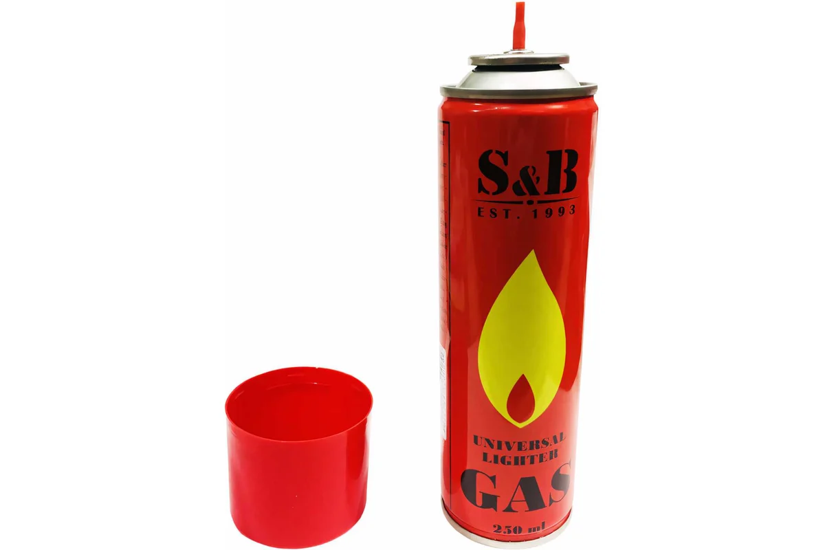 Газ для зажигалок S&B 250мл