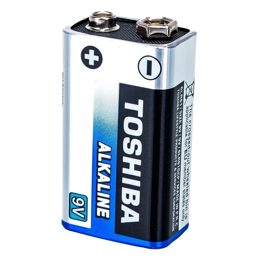 Батарейка крона Toshiba HIGH POWER 6LR61 BL1, алкалиновая