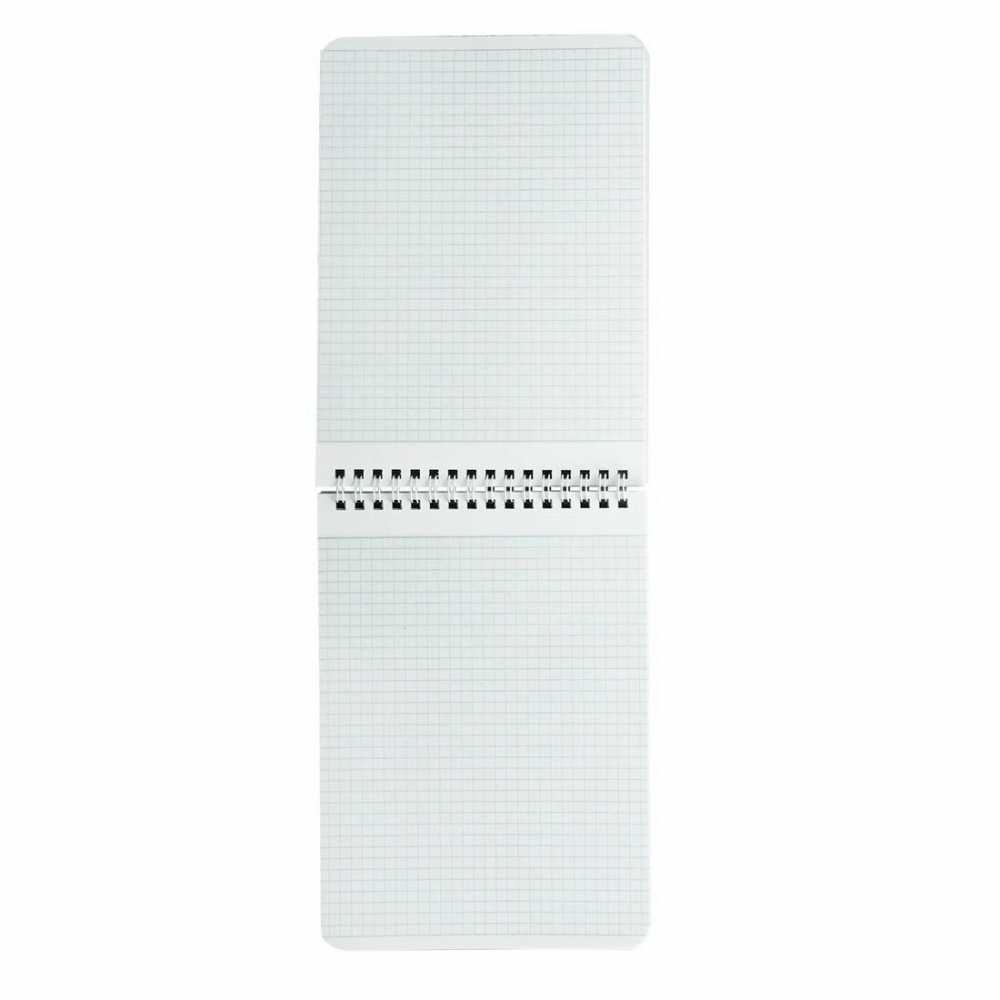 Блокнот А5 60л гребень Однотонный. Синий, клетка Hatber