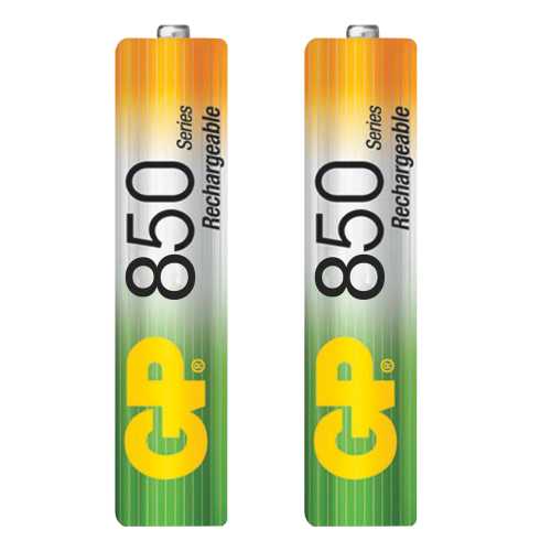 Аккумулятор GP AAA NI-MH 850 mAh, 2 шт.