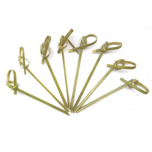 Пики декор Бамбук Узелок 60мм 100шт/уп
