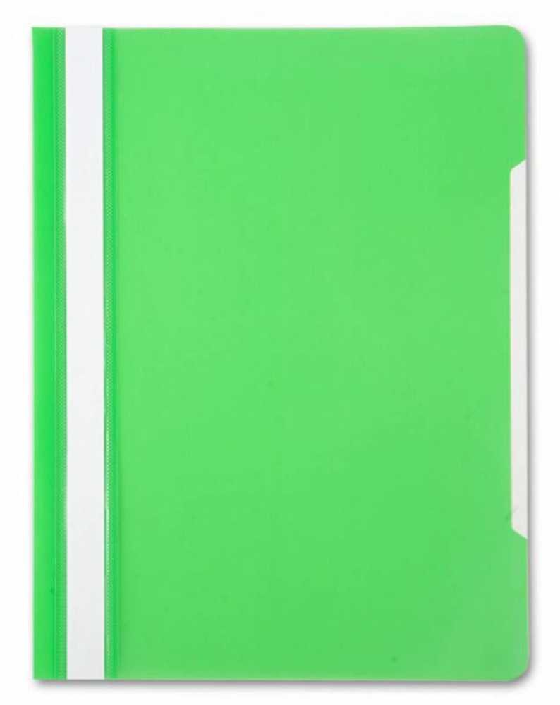 Скоросшиватель пластиковый Бюрократ, А4, 120/160мкм Салатовый