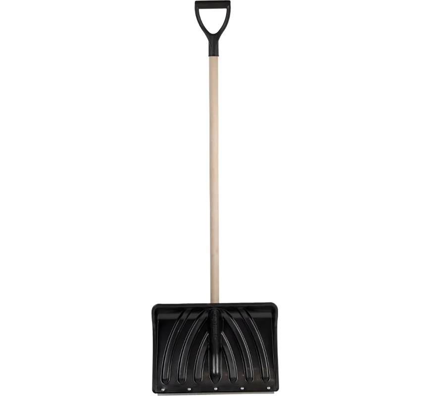 Снеговая лопата с деревянным черенком V-ручкой Cicle Крепыш