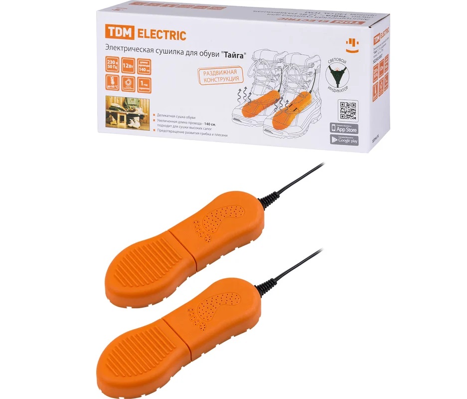 Электрическая сушилка для обуви TDM Тайга, 220в 12 Вт