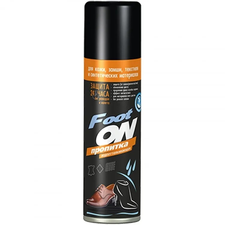 Водоотталкивающая пропитка для обуви, 230 мл FootON