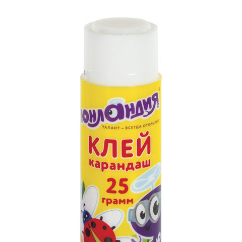 Клей-карандаш ЮНЛАНДИЯ ЮНЛАНДИК И БОЖЬЯ КОРОВКА, 25 г, улучшенный