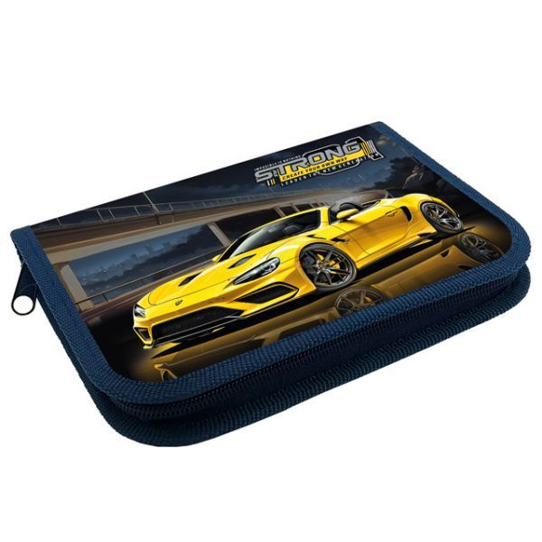 Пенал 1 отделение (190*130*27) молния, ламинированный картон Авто Strong