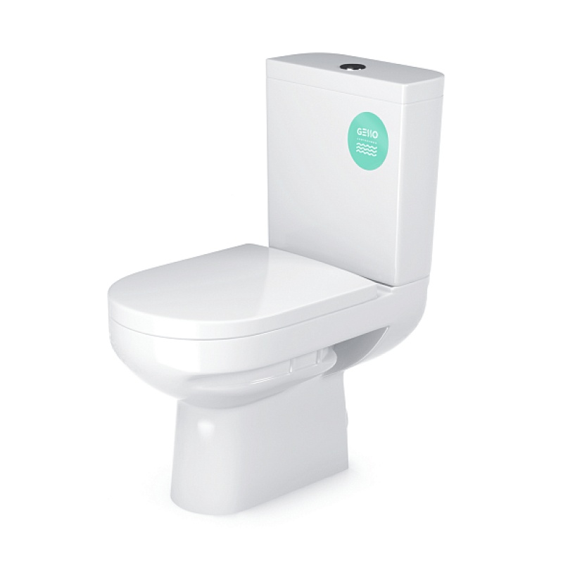 Унитаз Компакт Gesso Home de Luxe W103. Горизонтальный выпуск.