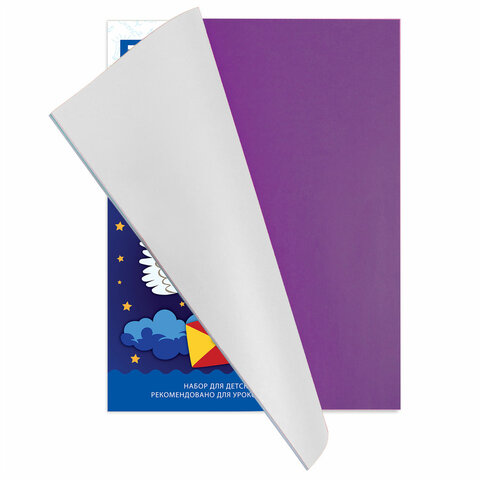 Цветная бумага А4 офсетная, 24 листа 12 цветов, на скобе, BRAUBERG, 200х280 мм, Сова