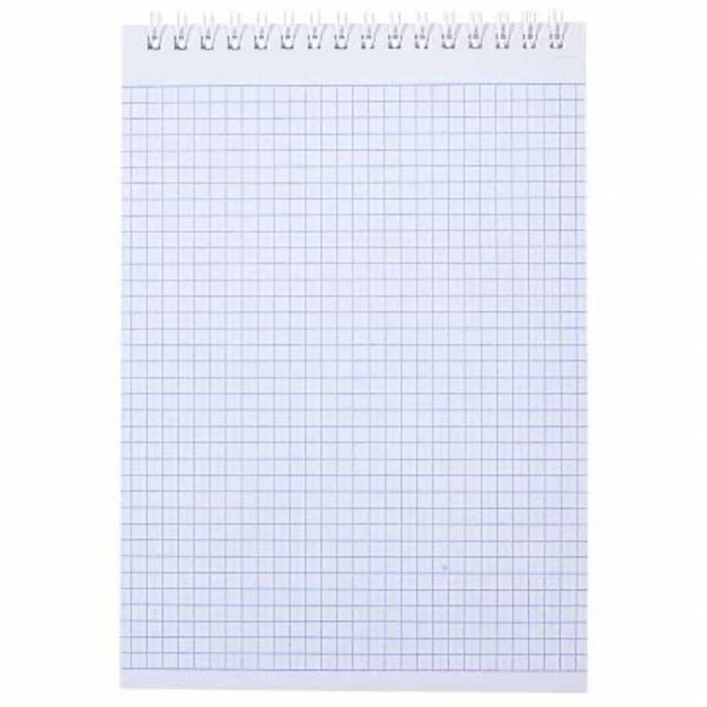 Блокнот А5 80л гребень METALLIC Красный клетка, бумвинил Hatber