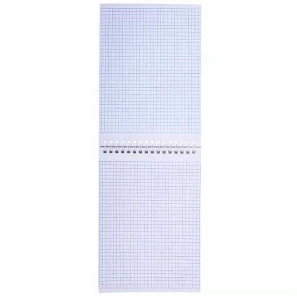 Блокнот А5 80л гребень METALLIC Красный клетка, бумвинил Hatber