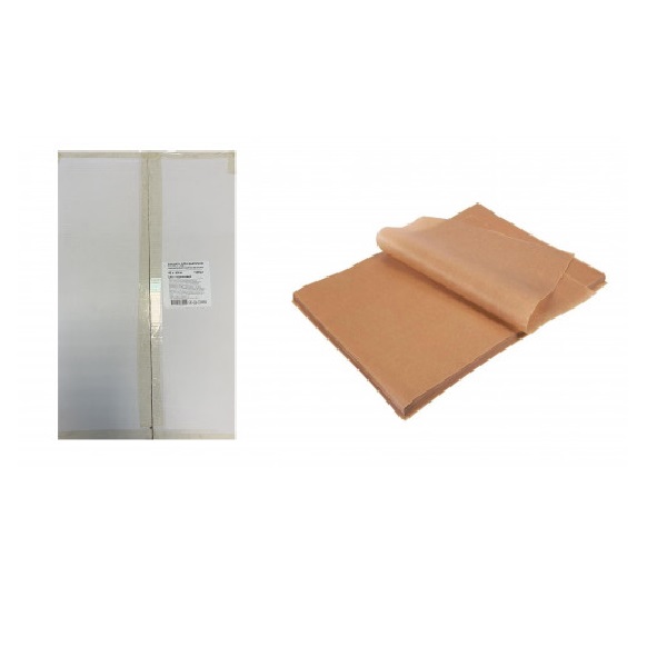 Бумага для выпечки 40х60 см 500 листов силиконизированная коричневая КонтинентПак