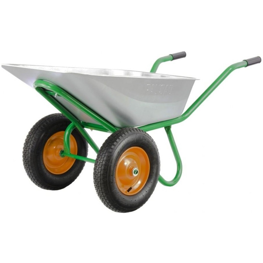 Тачка садово-строительная, 2-х колесная, усиленная, грузоподъемность 320 кг, объем 100 л Palisad