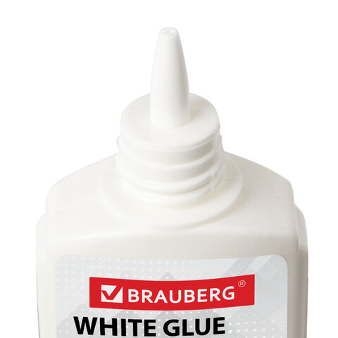 Клей ПВА BRAUBERG (бумага, картон, дерево), 65 г
