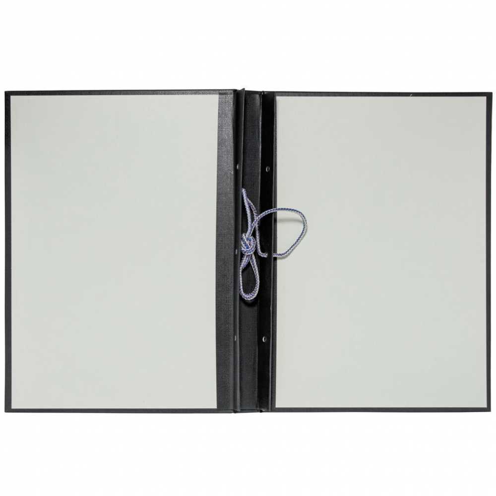 Папка для дипломных работ А4, без бумаги, чёрная