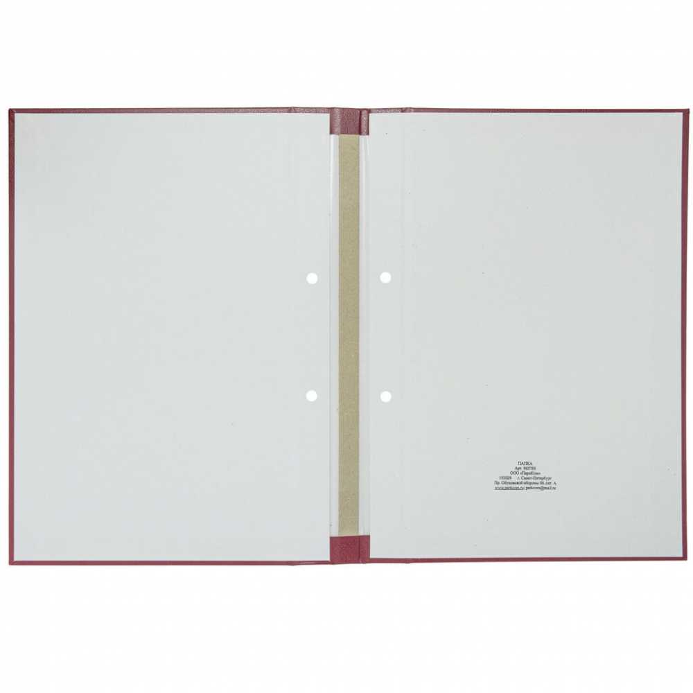 Папка для дипломных работ А4, без бумаги, НА БОЛТАХ мет., 2 отверстия, ассорти