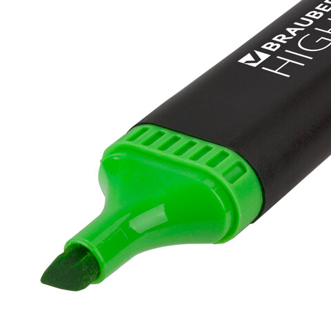 Текстовыделитель BRAUBERG Contract, ЗЕЛЕНЫЙ, линия 1-5 мм