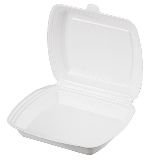 Ланч-бокс 1 секционный БЕЛЫЙ LB-1 (248*204*35), РЗУП, 1шт, АЛЬКОР УПАК