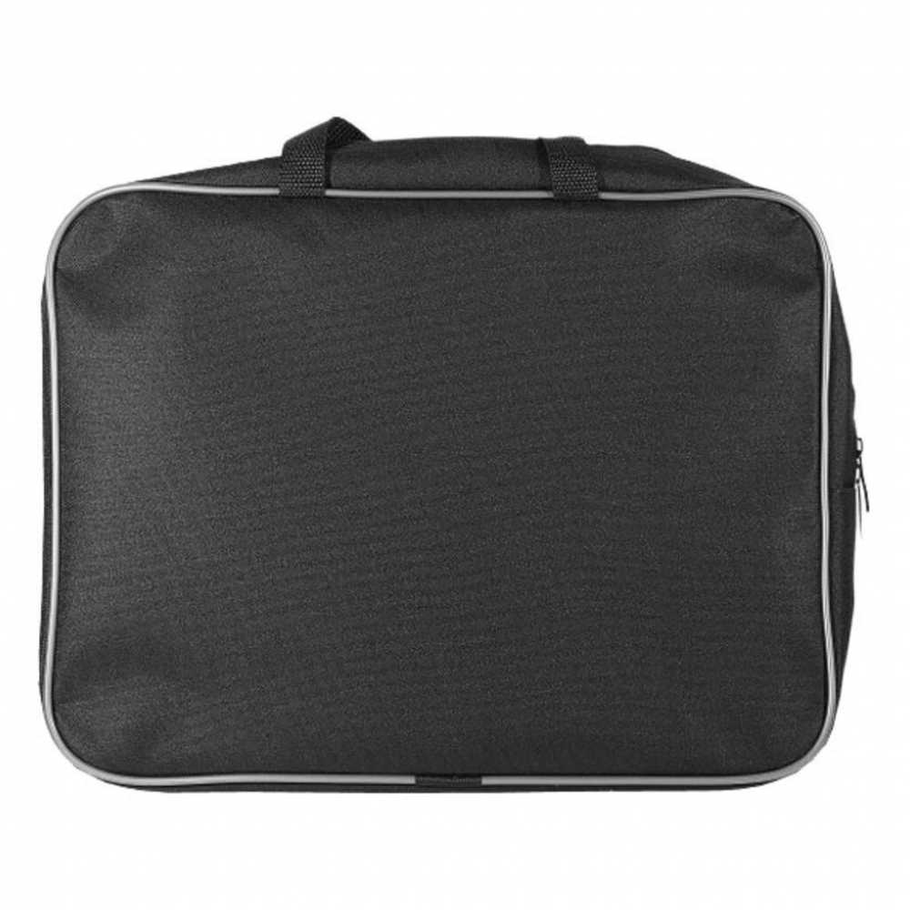 Папка А4 (360*270*80) с ручками, молния, ткань Чёрная