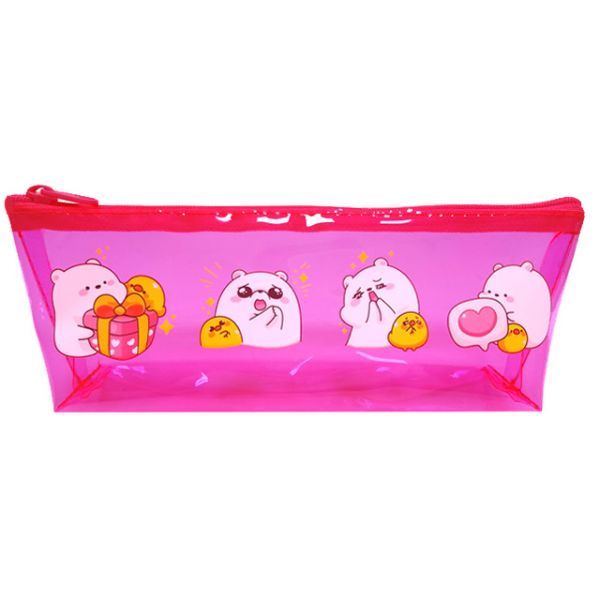 Пенал-косметичка (210*190*80) молния, ПВХ Мишки каваи