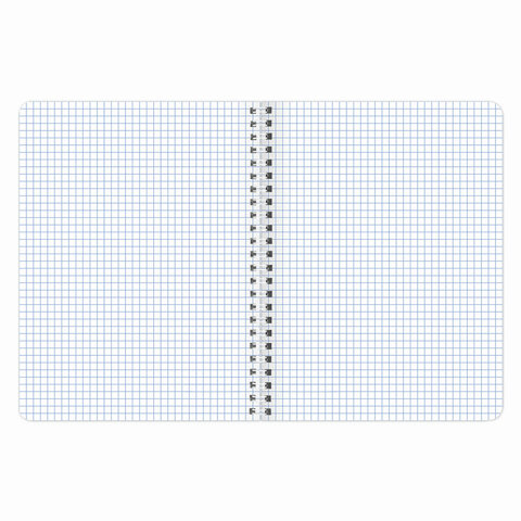 Тетрадь А5 96 л. клетка, BRAUBERG, гребень, обложка картон, Travel