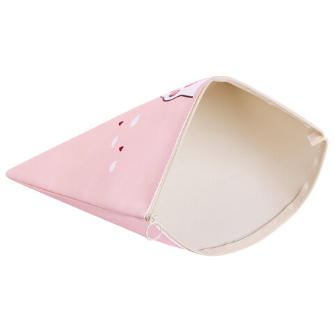 Папка для тетрадей А4, 1 отделение, ПВХ, на молнии, ассорти, ПИФАГОР Pawesome, 32x23 см