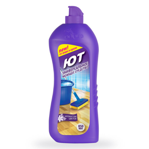 ЮТ Универсальное концентрированное моющее средство, Цветочный 850 мл