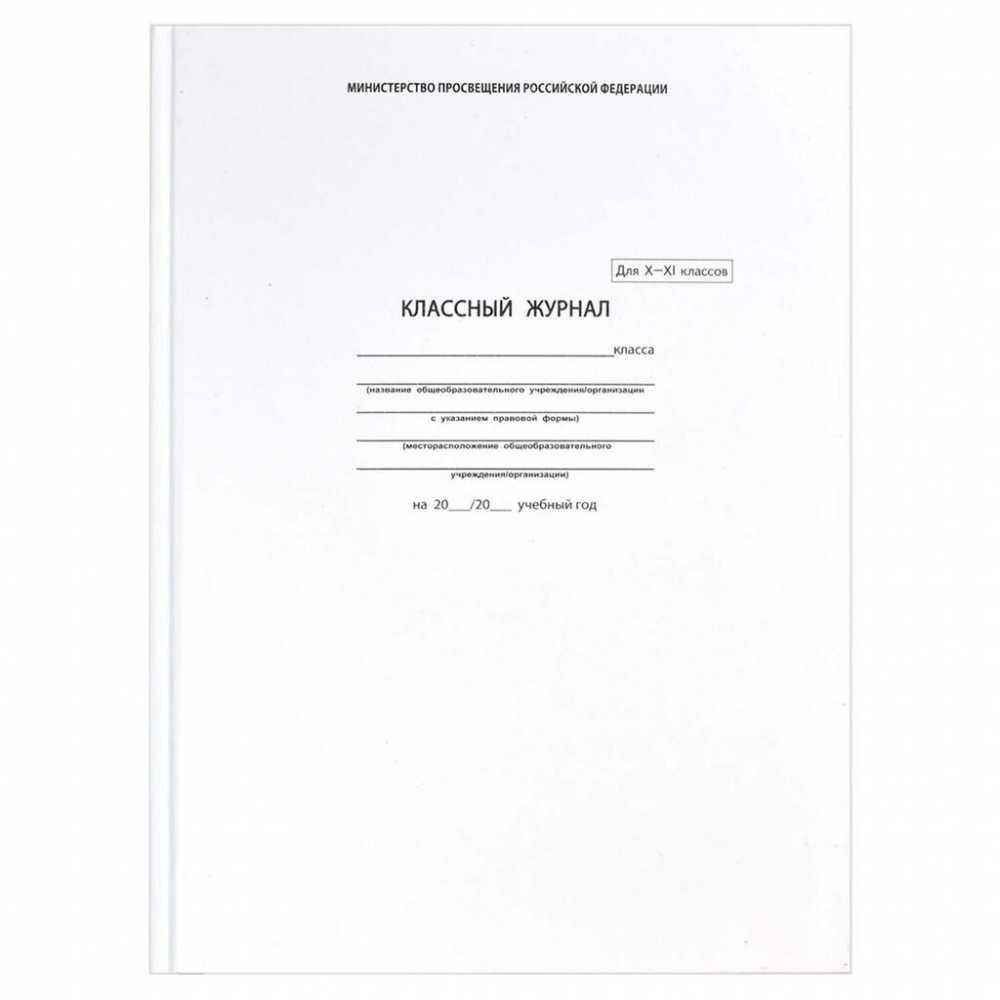 Классный журнал для 10-11 КЛАССОВ