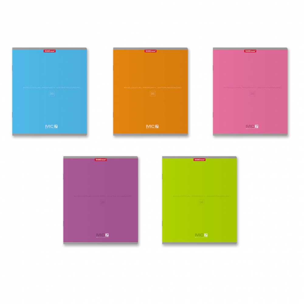 Тетрадь А5 96л клетка Erich Krause MC-7