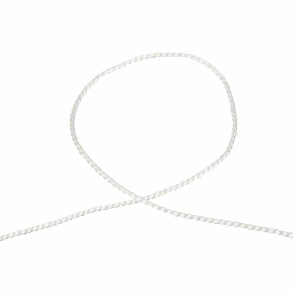 Нить лавсановая для прошивки документов, БЕЛАЯ, диаметр 1 мм, длина 1000 м, ЛШ 210, BRAUBERG