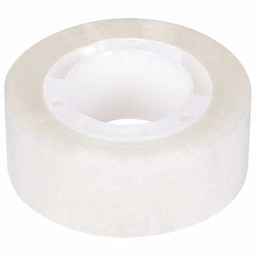 Клейкая лента (скотч) 19 мм х 33 м канцелярский STAFF CLASSIC, 1 шт. прозрачный