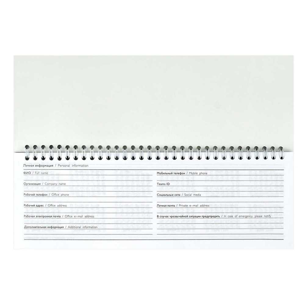 Планинг датированный 2026г 290*100мм 64л., картон, гребень Вороной конь