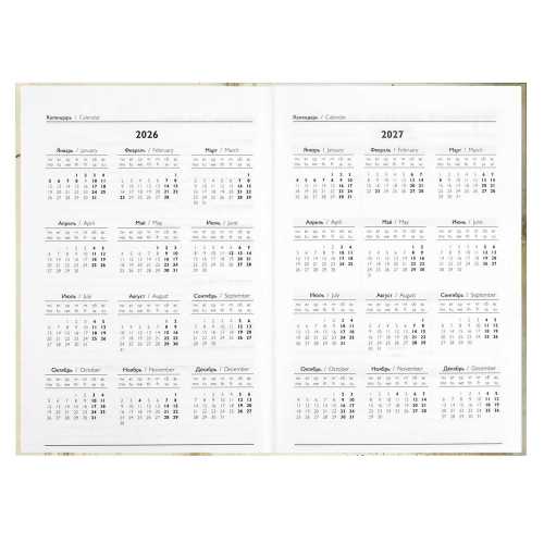 Ежедневник датированный 2026г А5 160л., Вороной конь, твердый переплет