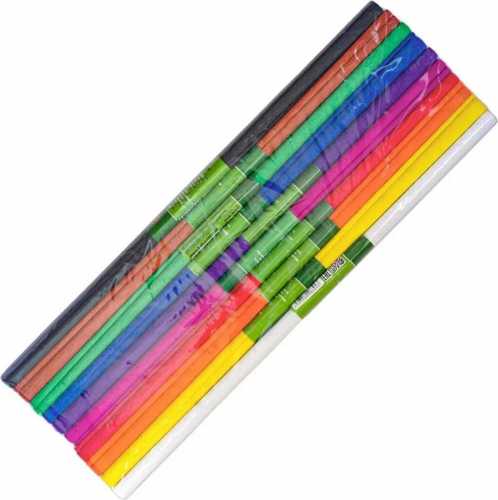 Бумага крепированная в рулоне. 50*200 НАБОР 10шт. ассорти