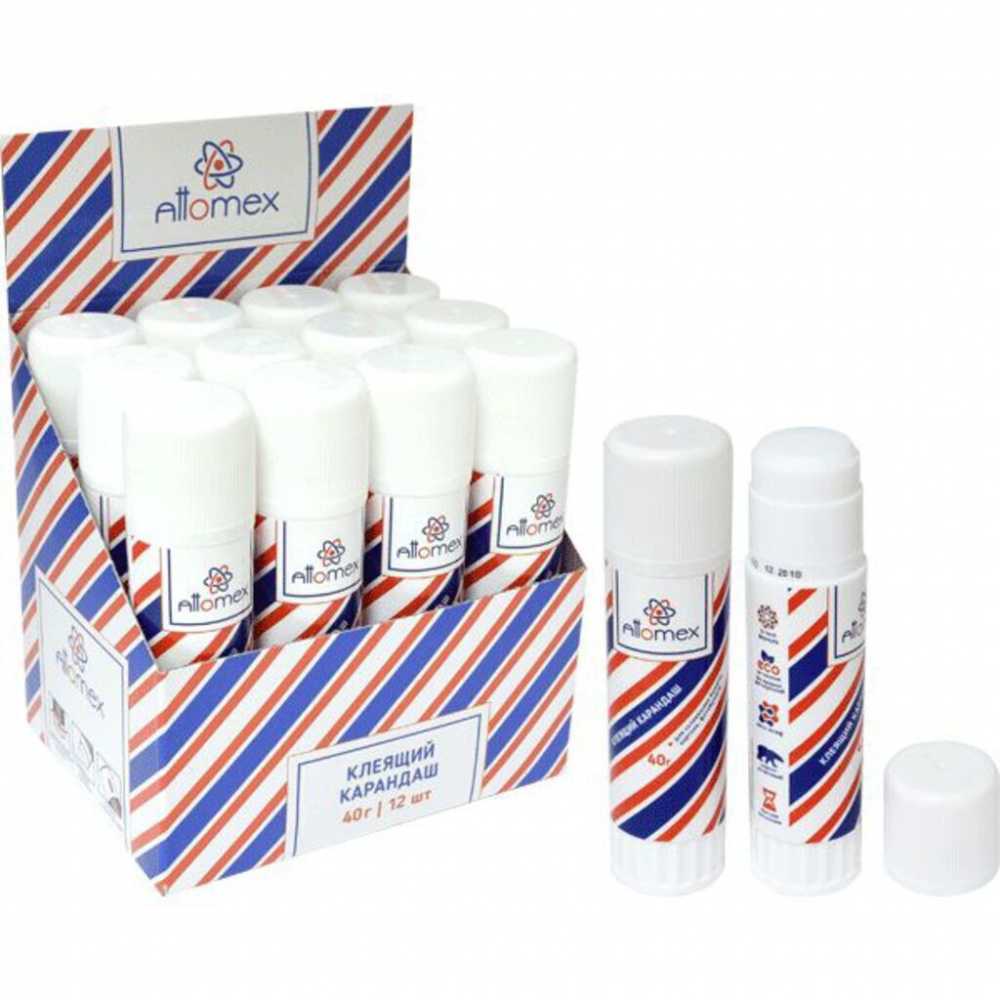 Клей карандаш Attomex 40 гр. PVA основа