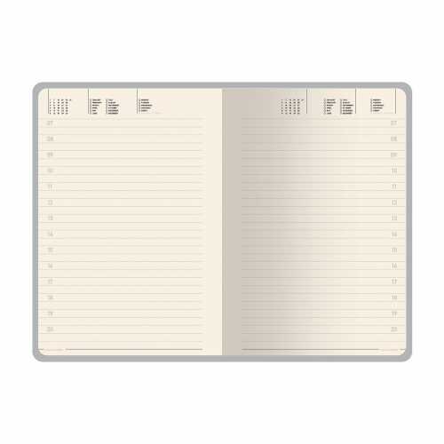 Ежедневник недатированный А5 136л., мягкий переплет, искусственная кожа Trend. Красный, ляссе Bruno visconti