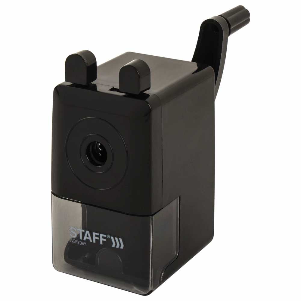 Точилка механическая STAFF EVERYDAY MS-796, корпус черный