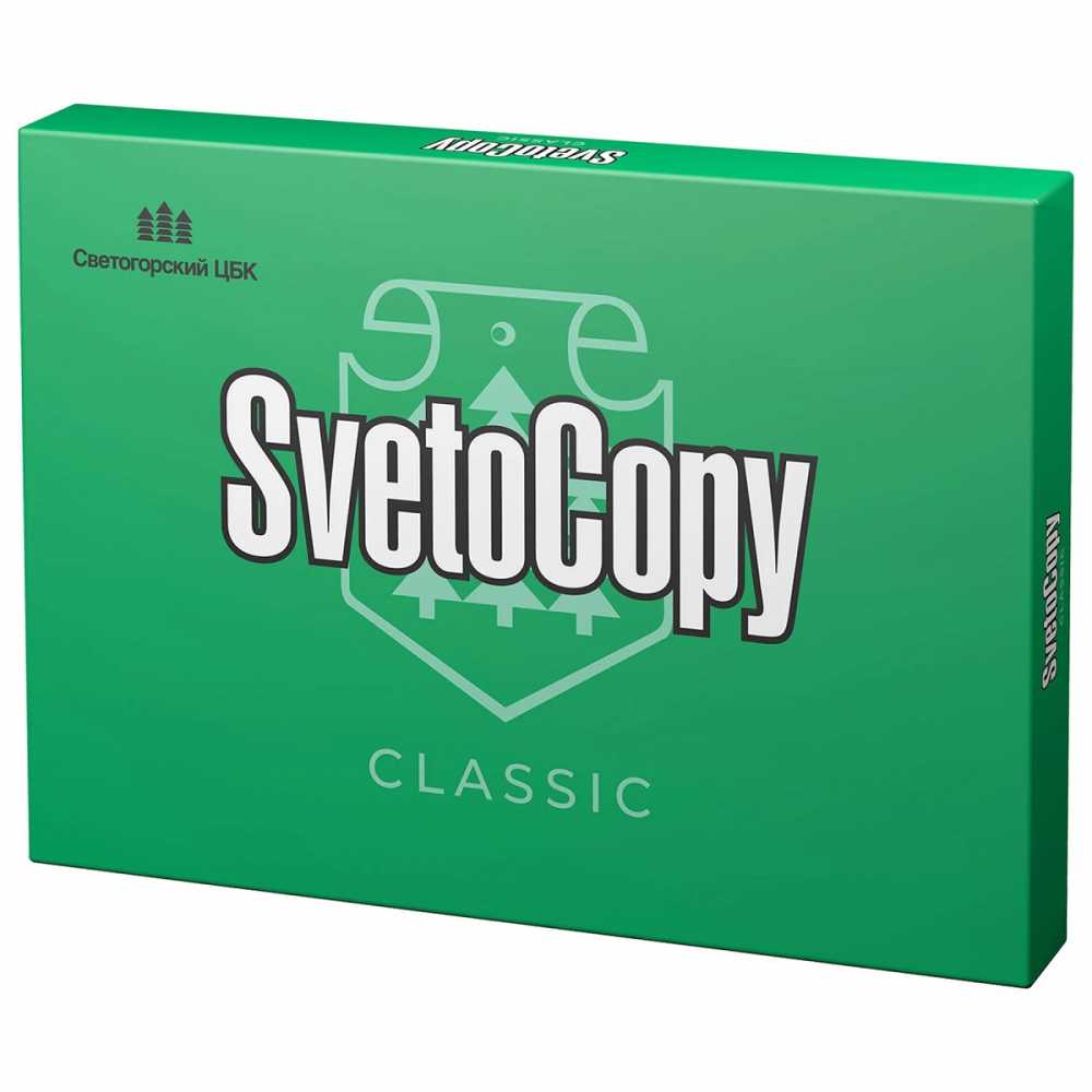 Бумага офисная А3 (297х420) 80 г/м2, 500 л., марка С, SVETOCOPY CLASSIC, 146% (CIE), 1 пачка