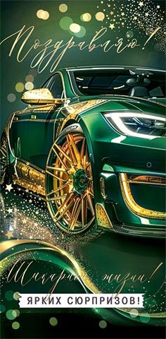 Конверт для денег Поздравляю, Ярких сюрпризов