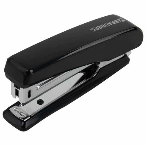 Степлер №10 BRAUBERG Standard, до 20 листов, черный