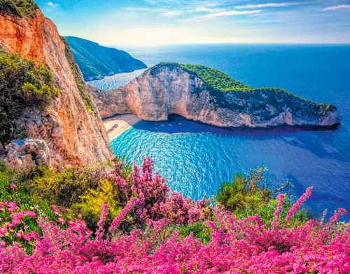 Календарь квартальный на 2026 год, 3 блока 3 гребня с курсором, 295*720мм. Средиземноморье