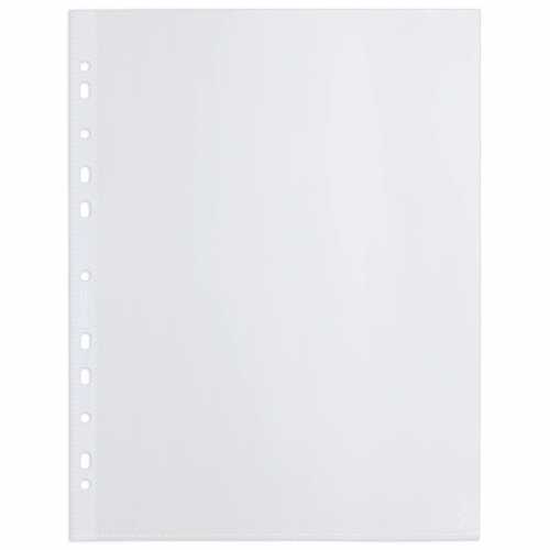 Папки-файлы перфорированные А4 BRAUBERG EXTRA 700, КОМПЛЕКТ 50 шт., матовые, плотные, 70 мкм