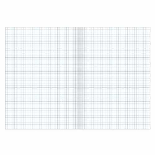 Тетрадь А4, 96 л., BRAUBERG скоба, клетка, обложка картон, INDAY